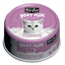 Kit Cat Goat Milk White Meat Tuna Flakes and Crab with Goat Milk 3oz